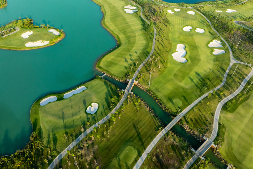 Chhun On Golf Resort Lake Course fairway and layout