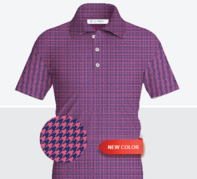 PE Men Polo Shirt Gulf Shores Pink