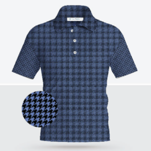 PE MEN POLO SHIRT GULF SHORES – BLACK/WED