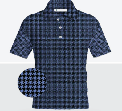 PE Men Polo Shirt Gulf Shores Black Wed