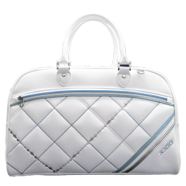 XXIO LADIES BOSTON BAG - WHITE / BLUE STRIPE