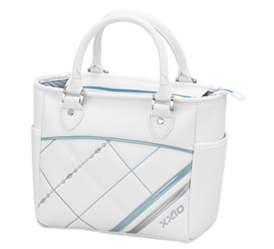 XXIO Replica Ladies Round Pouch White Blue Stripe
