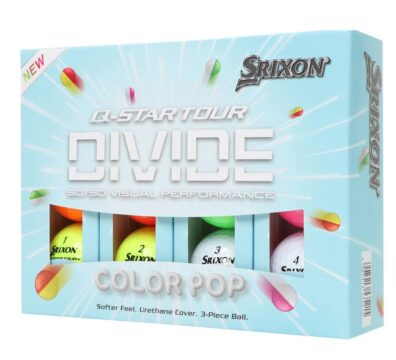 Srixon Q Star Tour Divide Color Pop golf balls