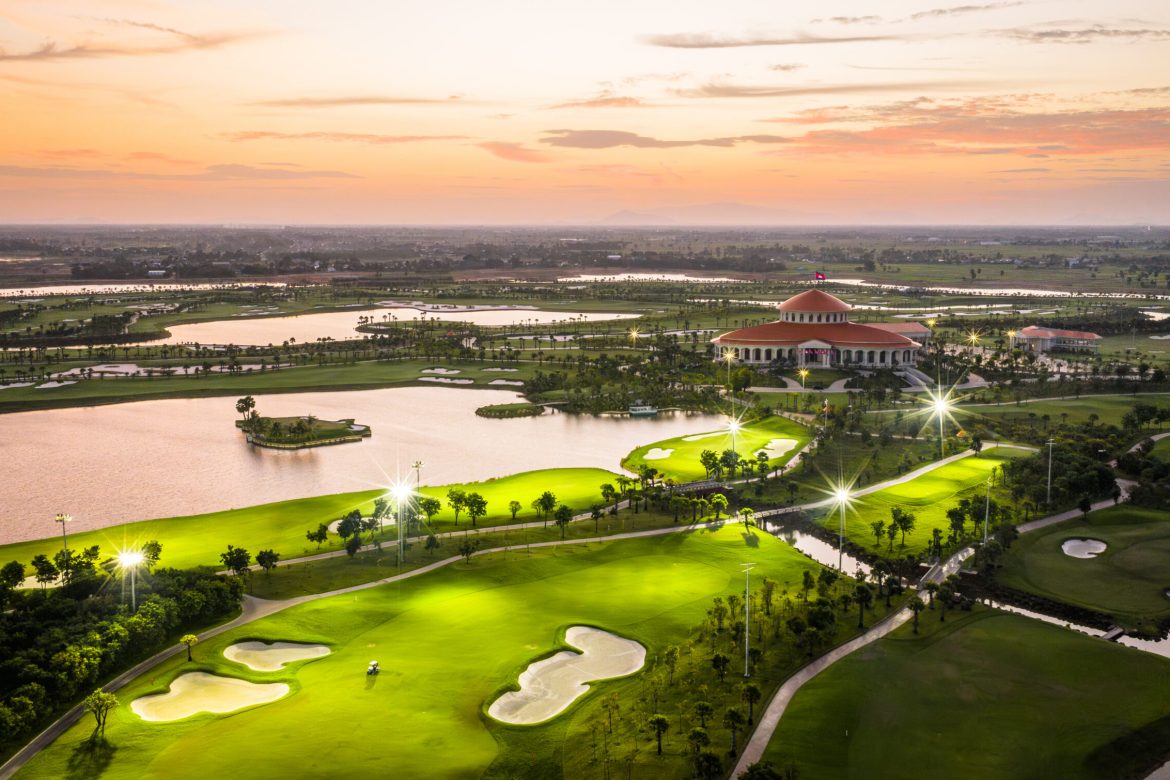 Chhun On Golf Resort Lake Course fairway and layout